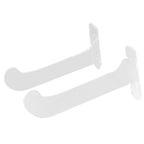 1Pair Yoga Mat Wall Mount Holder Acrylic Yoga Mat Wall Hanger Storage Rack Household Exercise Yoga Mat BracketTransparent