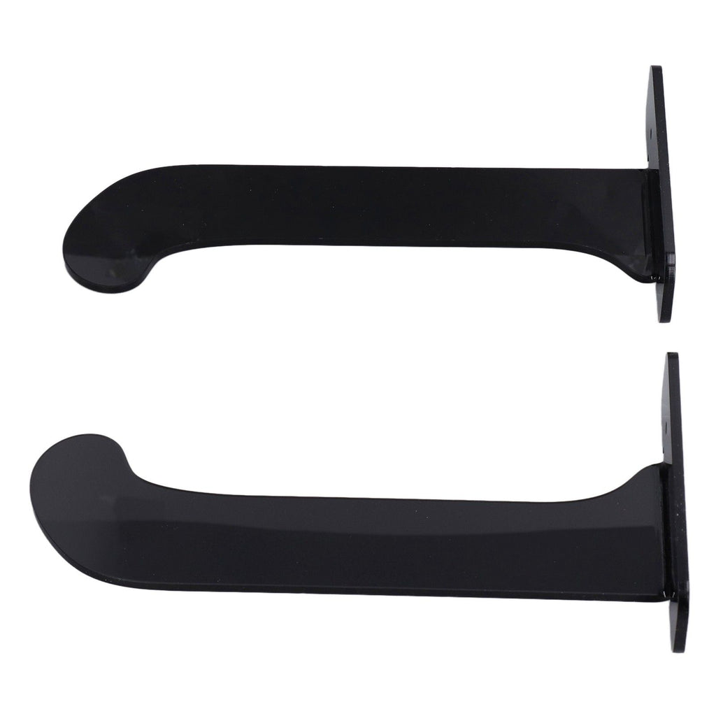 1Pair Yoga Mat Wall Mount Holder Acrylic Yoga Mat Wall Hanger Storage Rack Household Exercise Yoga Mat BracketBlack