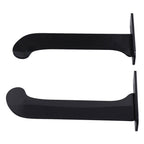 1Pair Yoga Mat Wall Mount Holder Acrylic Yoga Mat Wall Hanger Storage Rack Household Exercise Yoga Mat BracketBlack
