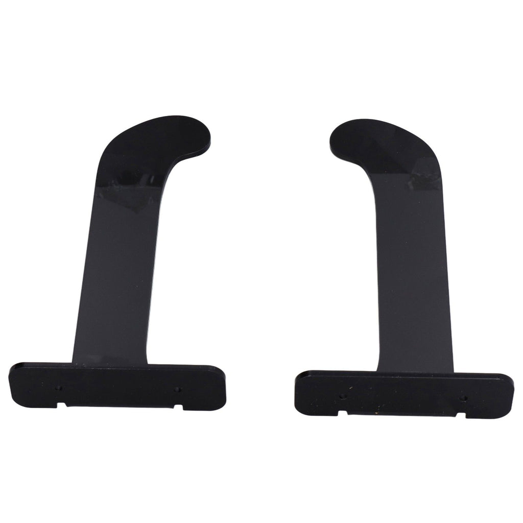 1Pair Yoga Mat Wall Mount Holder Acrylic Yoga Mat Wall Hanger Storage Rack Household Exercise Yoga Mat BracketBlack