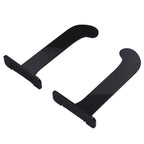 1Pair Yoga Mat Wall Mount Holder Acrylic Yoga Mat Wall Hanger Storage Rack Household Exercise Yoga Mat BracketBlack