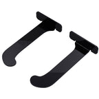 1Pair Yoga Mat Wall Mount Holder Acrylic Yoga Mat Wall Hanger Storage Rack Household Exercise Yoga Mat BracketBlack