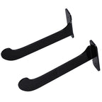 1Pair Yoga Mat Wall Mount Holder Acrylic Yoga Mat Wall Hanger Storage Rack Household Exercise Yoga Mat BracketBlack