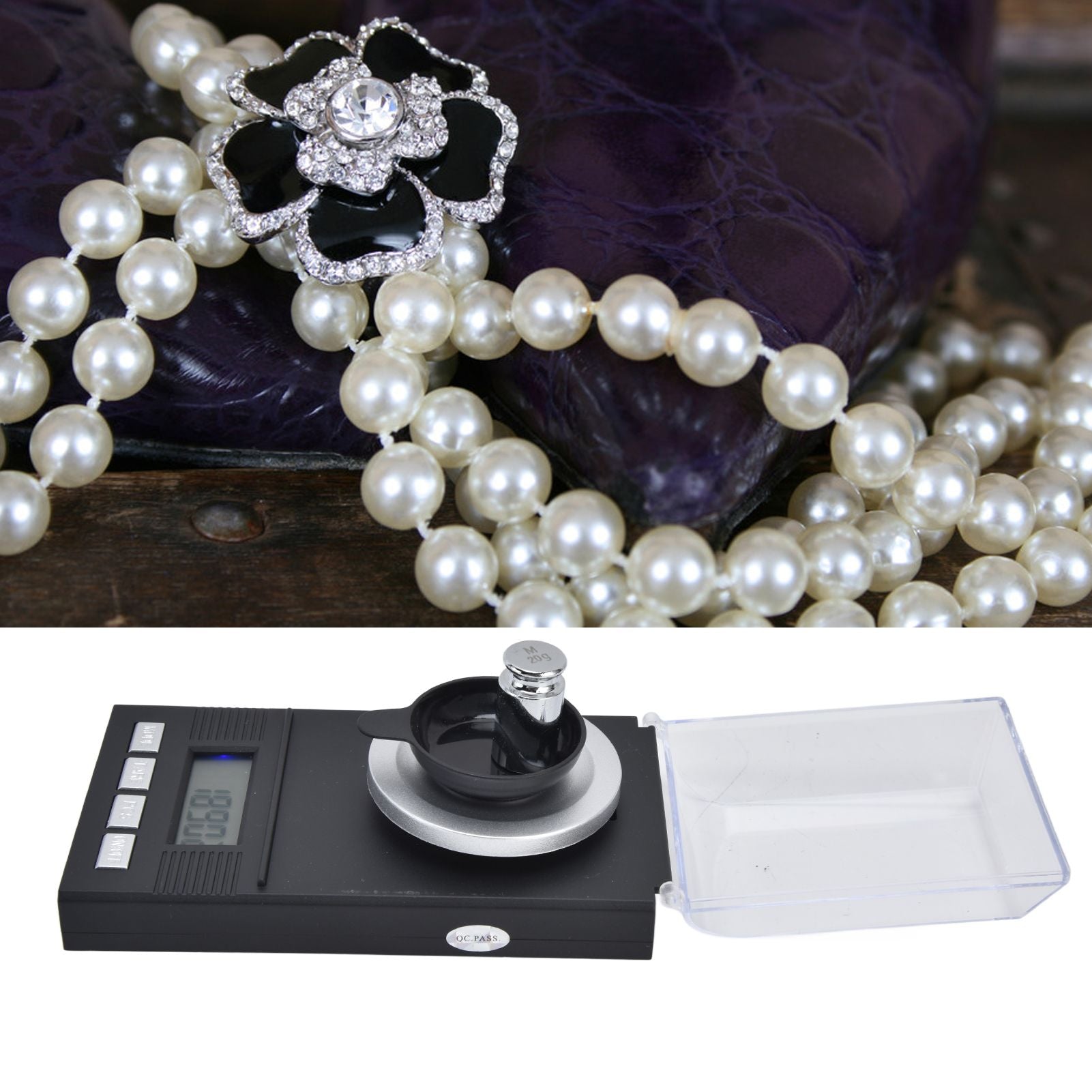 Electronic Digital Scale High Accuracy Digital Weight Scale with 8 Different Units Tare Calibration Function