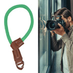 Adjustable Camera Hand Wrist Strap for Nikon Digital SLR Camera Quick Release Hand RopeGreen