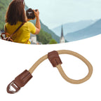 Adjustable Camera Hand Wrist Strap for Nikon Digital SLR Camera Quick Release Hand RopeKhaki