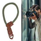 Adjustable Camera Hand Wrist Strap for Nikon Digital SLR Camera Quick Release Hand RopeMilitary Green