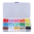 Safety Pins DIY Making Reliable Locking Design Glossy Bright Small Compact Sewing Accessories for Art Project15 Colors 300 Pcs/Box