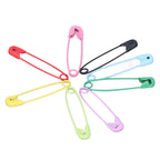Safety Pins DIY Making Reliable Locking Design Glossy Bright Small Compact Sewing Accessories for Art Project15 Colors 300 Pcs/Box