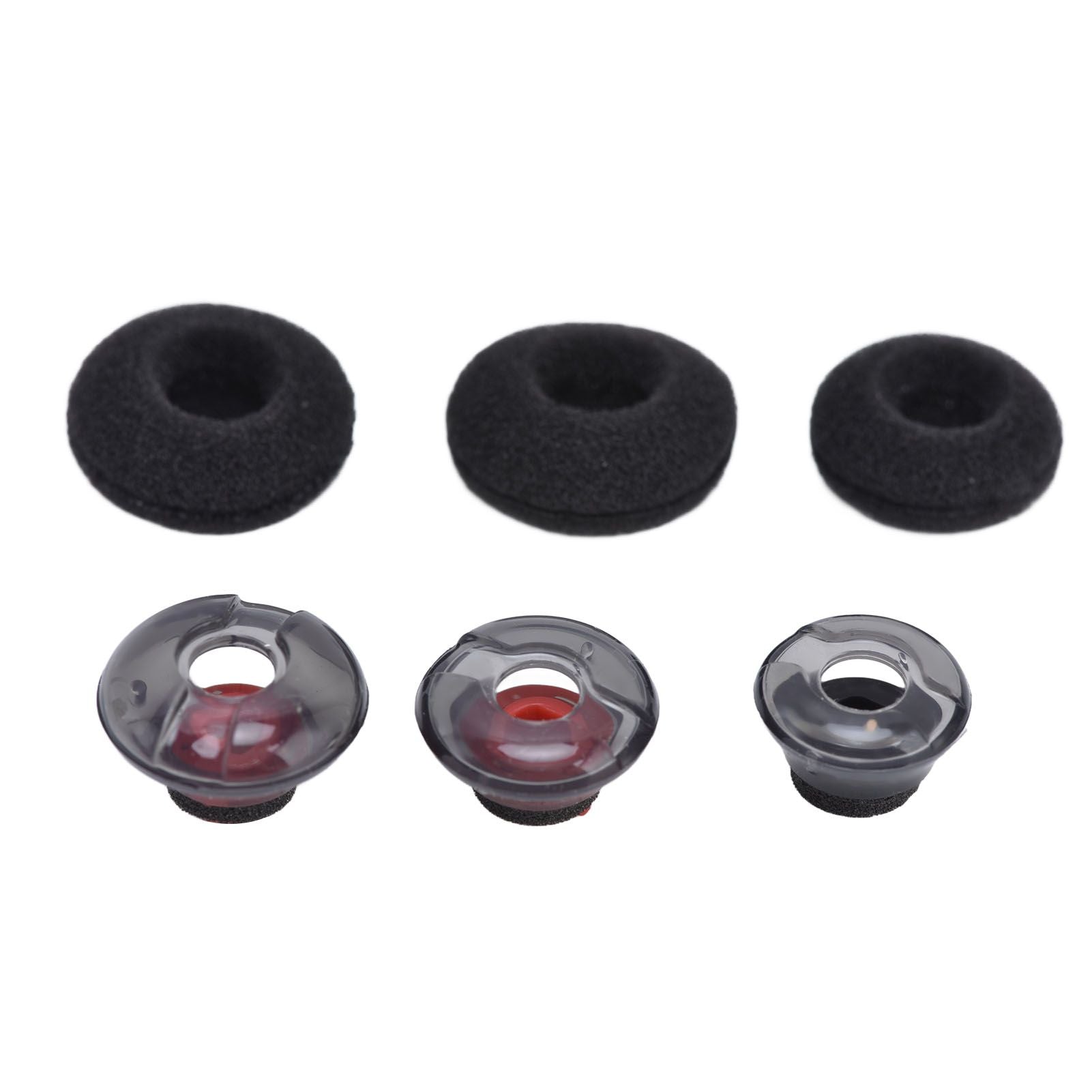 Ear Bud Tip Headset Silicone Earbud Replacement Black Earphone Accessory for Plantronics V5200