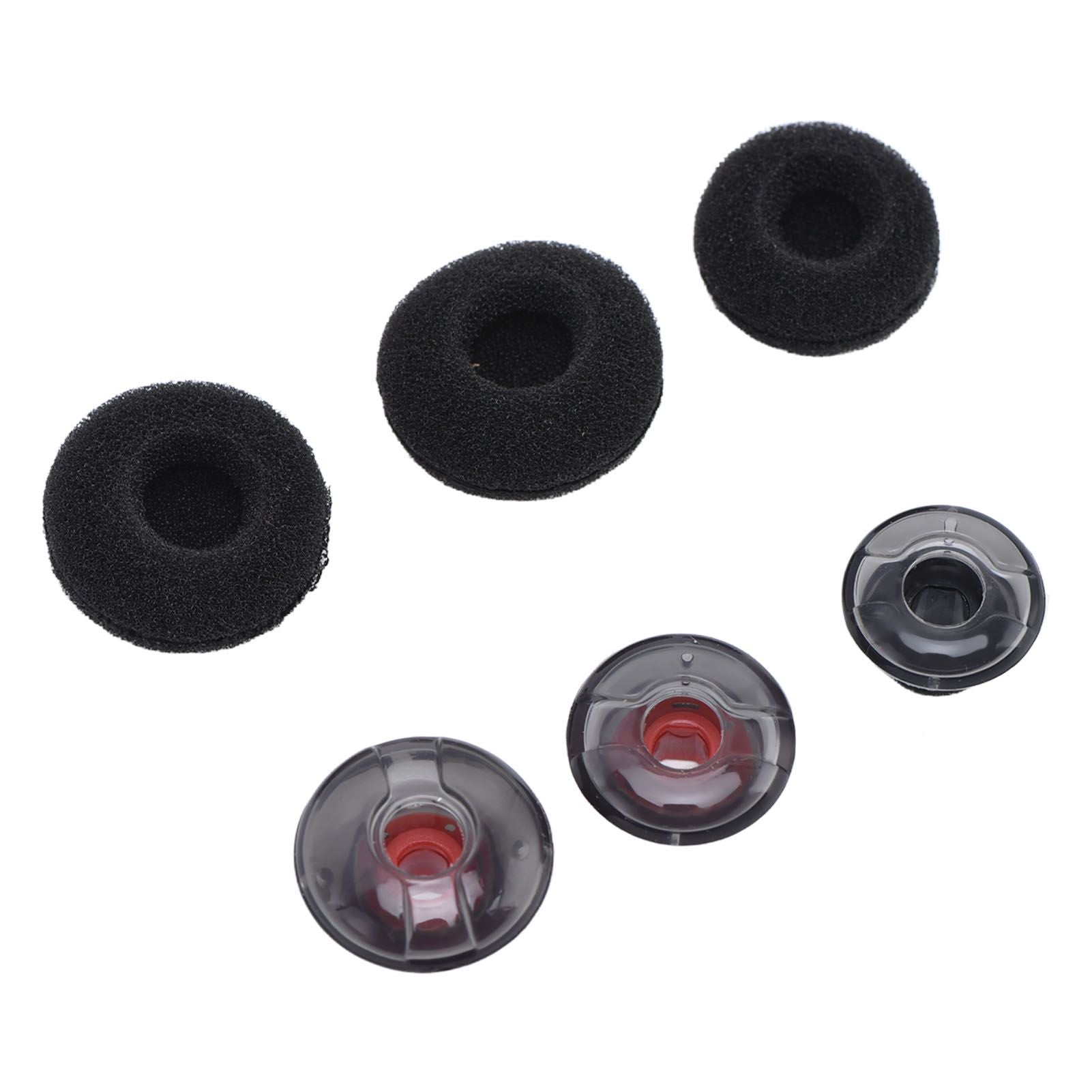 Ear Bud Tip Headset Silicone Earbud Replacement Black Earphone Accessory for Plantronics V5200