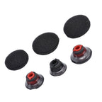 Ear Bud Tip Headset Silicone Earbud Replacement Black Earphone Accessory for Plantronics V5200