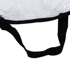 Wreath Storage Container Transparent Round Storage Bag Black Edge PVC Heavy Duty Storage Bag2PCS