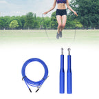 Skipping Rope Strong Durable Adjustable Flexible Reliable Professional Convenient Exercise Supplies for Indoor OutdoorAluminum Alloy Sky Blue