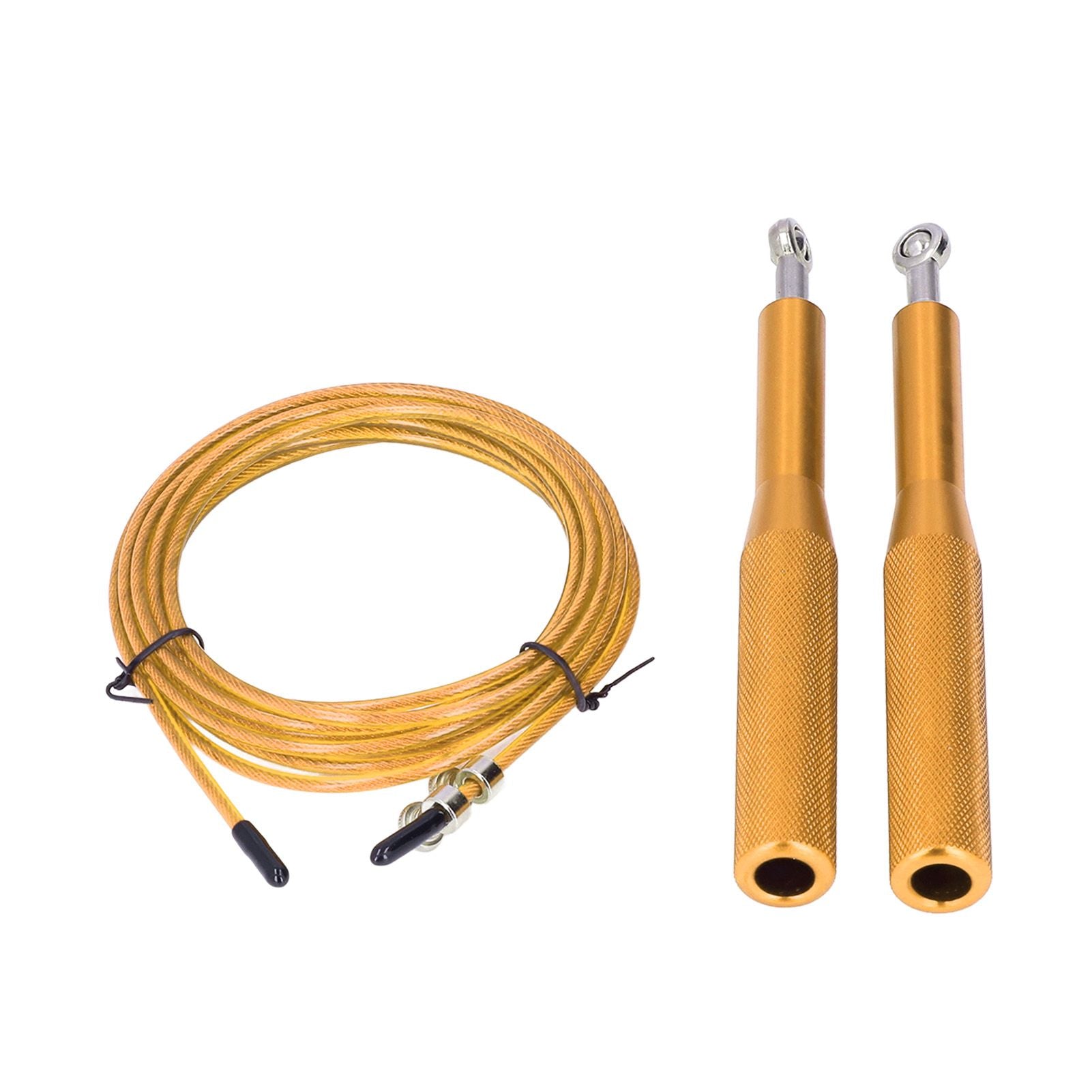 Skipping Rope Strong Durable Adjustable Flexible Reliable Professional Convenient Exercise Supplies for Indoor OutdoorAluminum Alloy Gold
