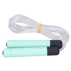 Glowing Skipping Rope LED Light Up Jumping Rope for Exercise Training Weight Loss FitnessGreen