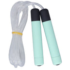 Glowing Skipping Rope LED Light Up Jumping Rope for Exercise Training Weight Loss FitnessGreen