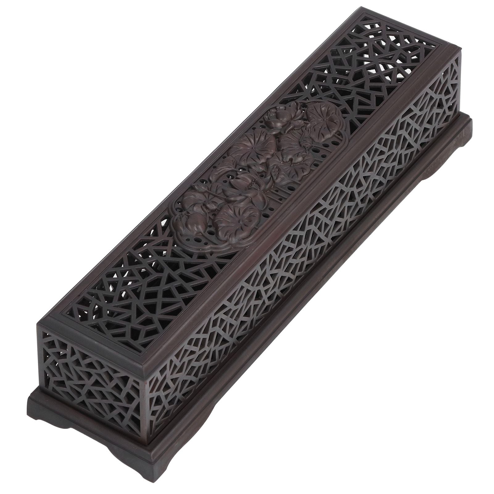 Incense Holder Burners Chinese Classical Lotuses Patten Exquisite Workmanship Use Safety Many Uses Home Decoration