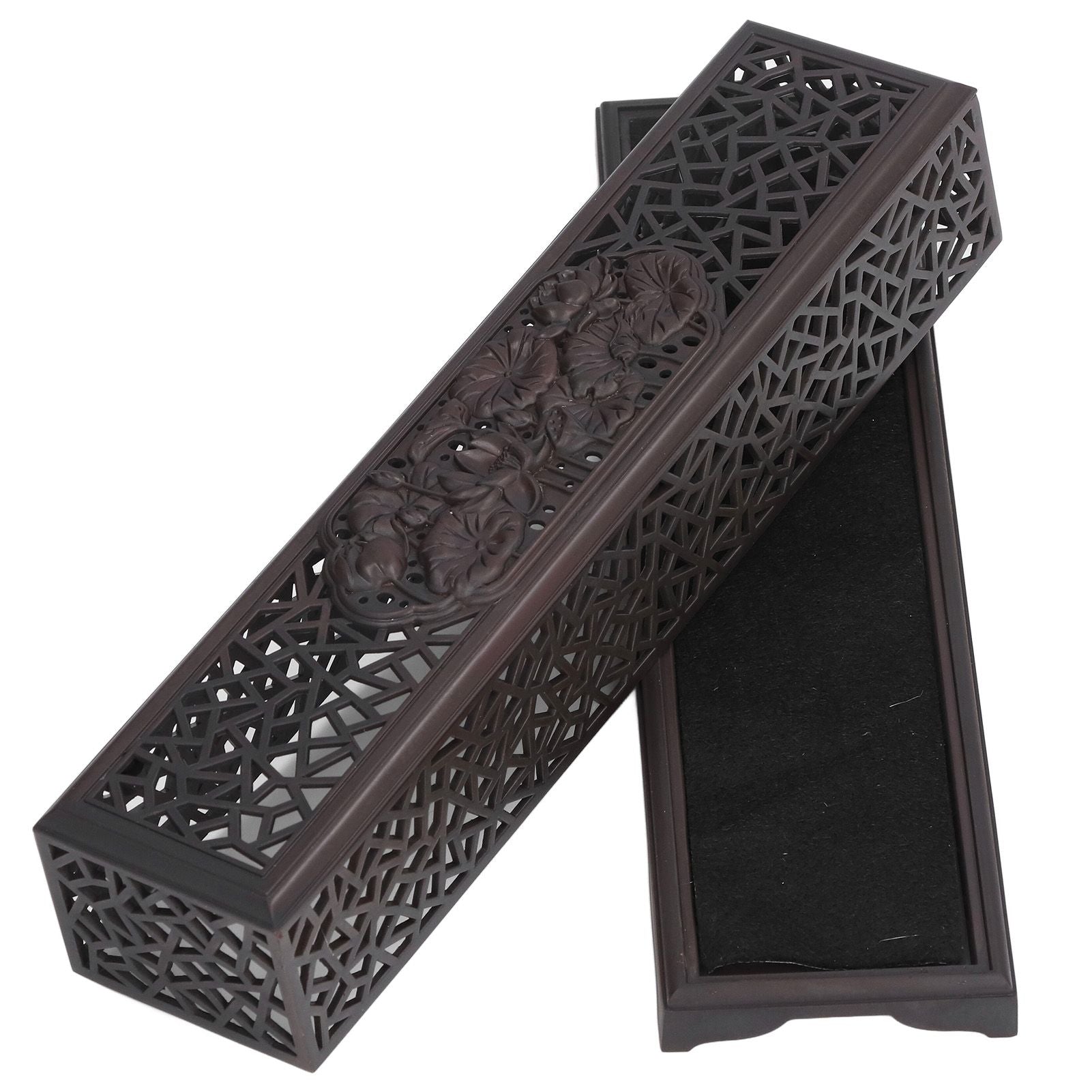 Incense Holder Burners Chinese Classical Lotuses Patten Exquisite Workmanship Use Safety Many Uses Home Decoration