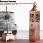 Incense Holder Elegant Appearance Hollow Design Exquisite Workmanship Smoother Texture Incense Burners for Tea Rooms