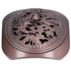 Incense Burner Antique Style Sturdy Durable Copper Alloy Glossy Exquisite Multifunction Powder Incense Burner