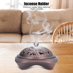Incense Burner Antique Style Sturdy Durable Copper Alloy Glossy Exquisite Multifunction Powder Incense Burner