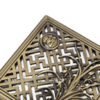Incense Holder Multipurpose Zinc Alloy Incense Stand with Fireproof Cotton for Home Decoration