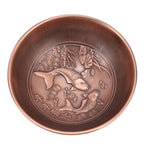 Retro Home Incense Burner Copper Alloy Smoked Incense Burner Holder for Study Room Entrance HallRed Copper 277