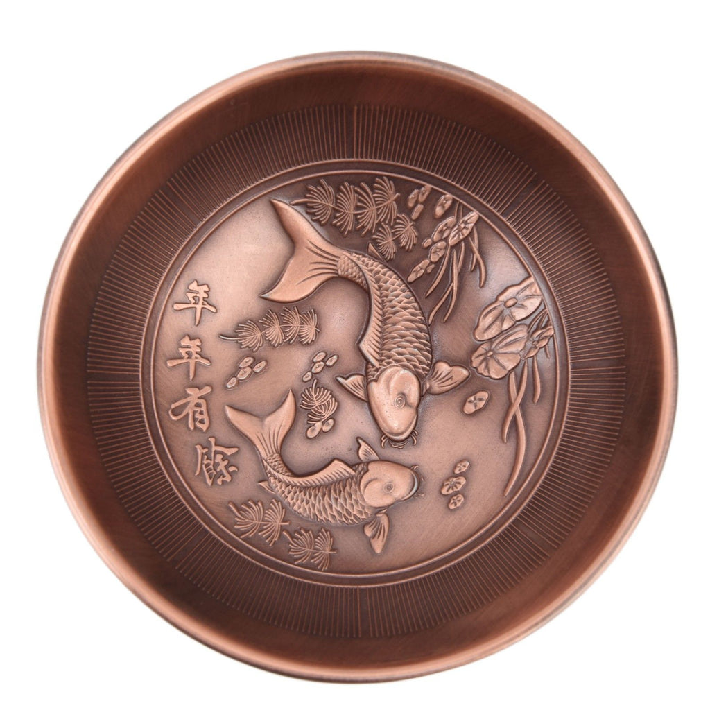 Retro Home Incense Burner Copper Alloy Smoked Incense Burner Holder for Study Room Entrance HallRed Copper 277