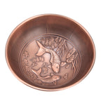 Retro Home Incense Burner Copper Alloy Smoked Incense Burner Holder for Study Room Entrance HallRed Copper 277