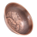 Retro Home Incense Burner Copper Alloy Smoked Incense Burner Holder for Study Room Entrance HallRed Copper 277