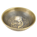 Retro Home Incense Burner Copper Alloy Smoked Incense Burner Holder for Study Room Entrance HallBronze 278