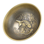 Retro Home Incense Burner Copper Alloy Smoked Incense Burner Holder for Study Room Entrance HallBronze 278