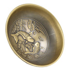 Retro Home Incense Burner Copper Alloy Smoked Incense Burner Holder for Study Room Entrance HallBronze 278
