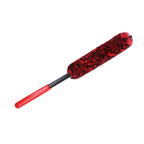 Universal Car Wheel Hub Cleaning Brush Flexible Long Handle Car Tire Detailing Brush Red