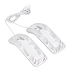 Shoe Deodorizer Dryer Portable USB Electric Shoes Dryer for Gloves Socks Jewelry Box White
