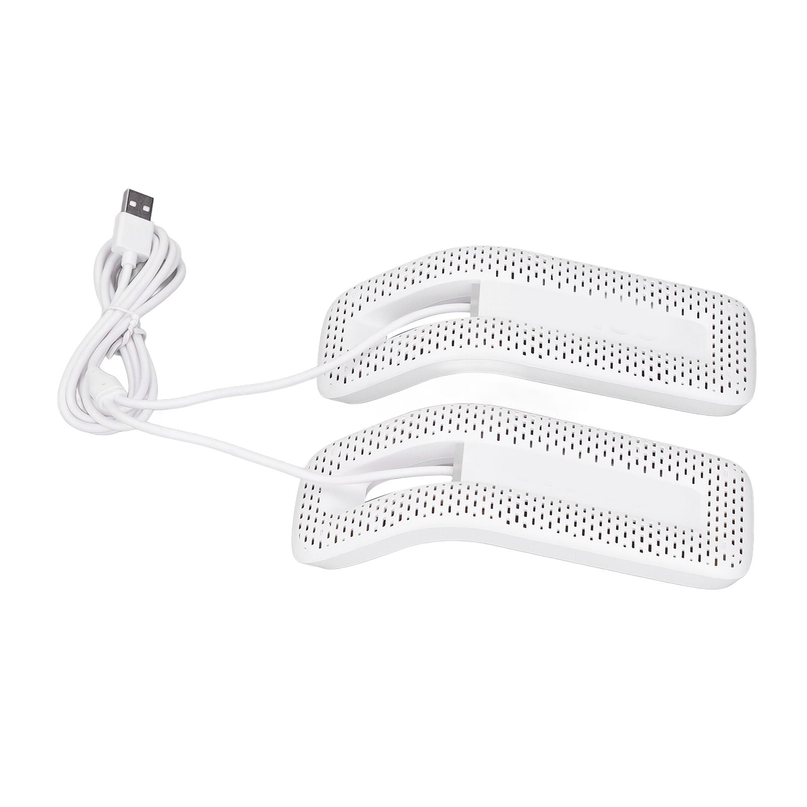 Shoe Deodorizer Dryer Portable USB Electric Shoes Dryer for Gloves Socks Jewelry Box White