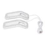 Shoe Deodorizer Dryer Portable USB Electric Shoes Dryer for Gloves Socks Jewelry Box White