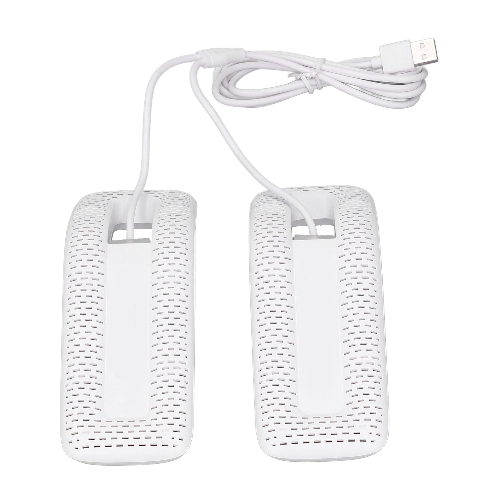 Shoe Deodorizer Dryer Portable USB Electric Shoes Dryer for Gloves Socks Jewelry Box White