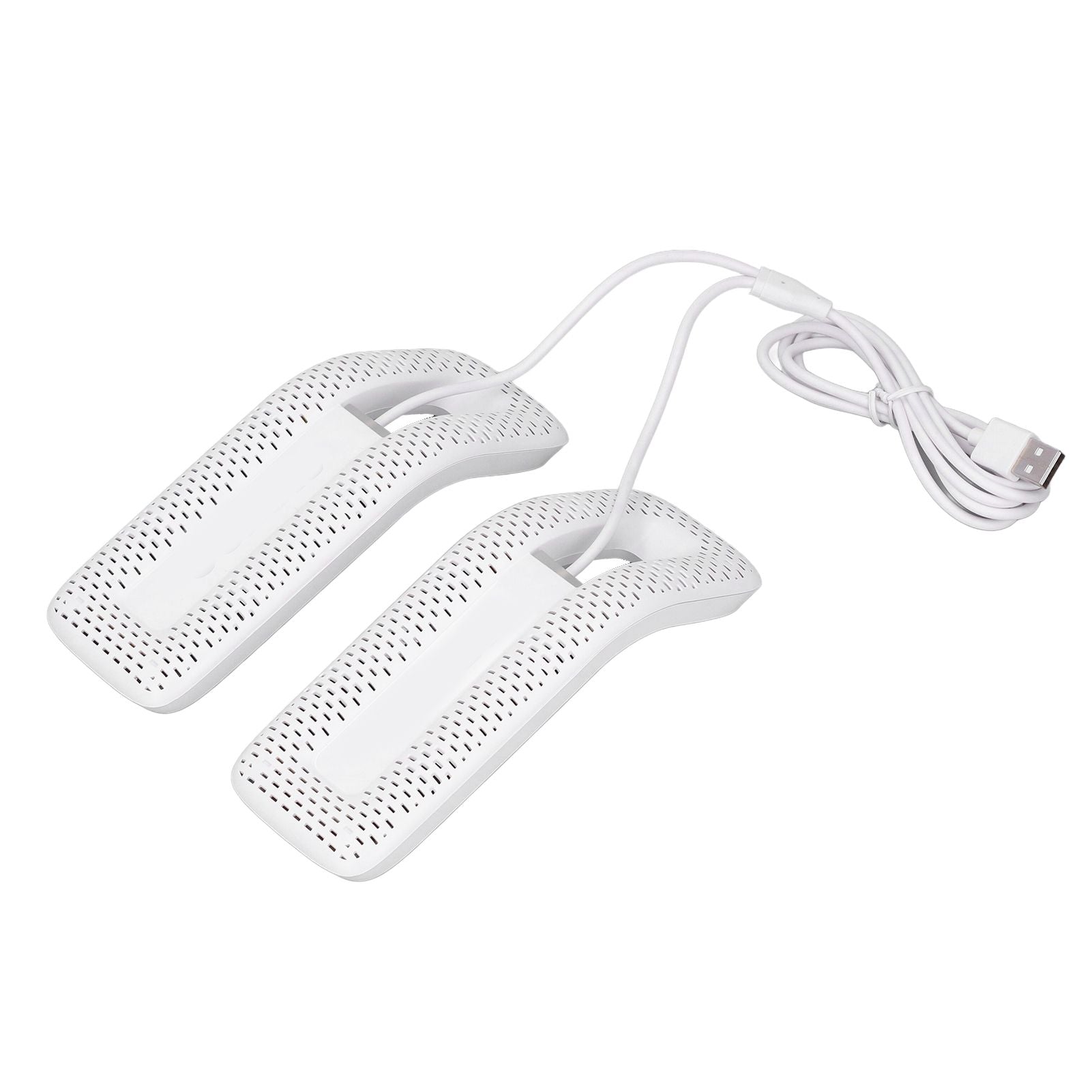 Shoe Deodorizer Dryer Portable USB Electric Shoes Dryer for Gloves Socks Jewelry Box White