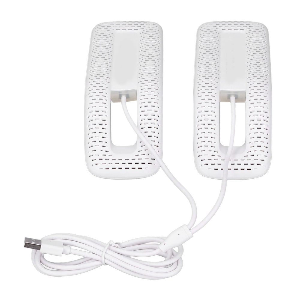Shoe Deodorizer Dryer Portable USB Electric Shoes Dryer for Gloves Socks Jewelry Box White