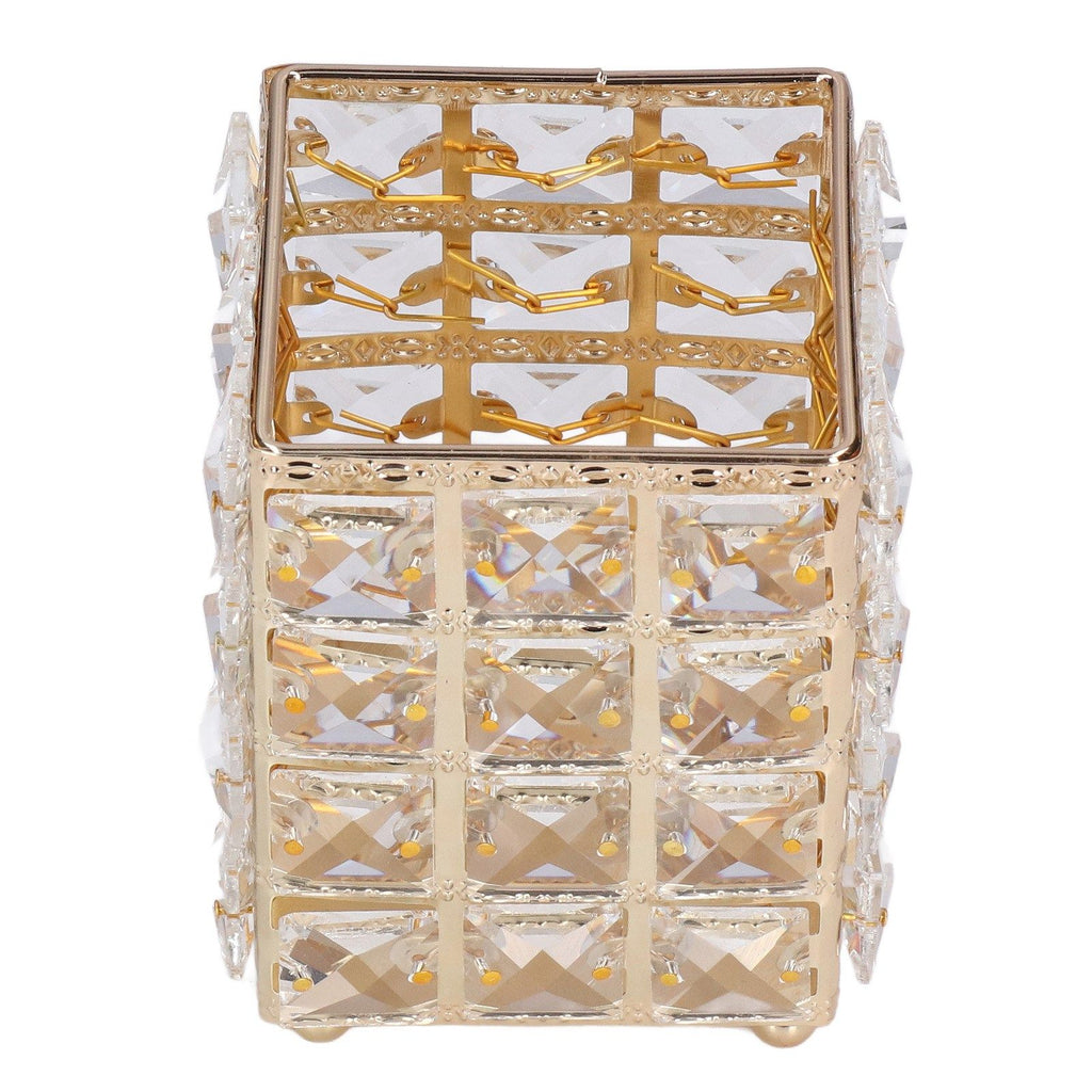 Makeup Brush Holder European Style Make Up Storage Cup for Bathroom Home Bedroom OfficeGold