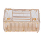 Tissues Box Gold Plating Process Fine Workmanship Simple Fashion Multi Purpose Tissue Storage BoxGold