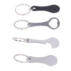 Aluminum Alloy Shopping Trolley Keychain Portable Alternative Shopping Trolley Keyring