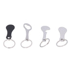 Aluminum Alloy Shopping Trolley Keychain Portable Alternative Shopping Trolley Keyring