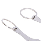 Aluminum Alloy Shopping Trolley Keychain Portable Alternative Shopping Trolley Keyring