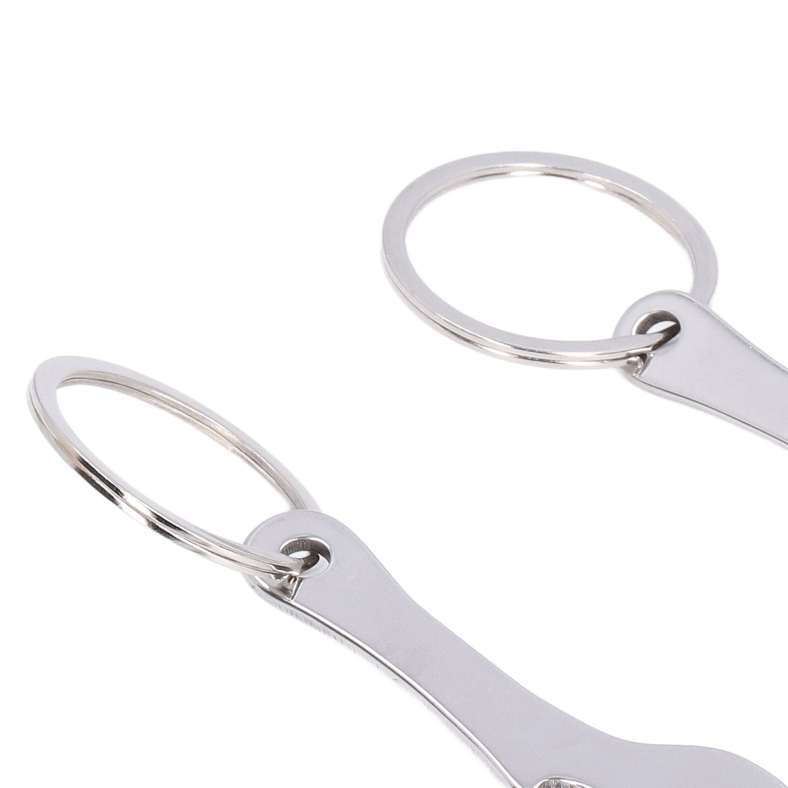 Aluminum Alloy Shopping Trolley Keychain Portable Alternative Shopping Trolley Keyring