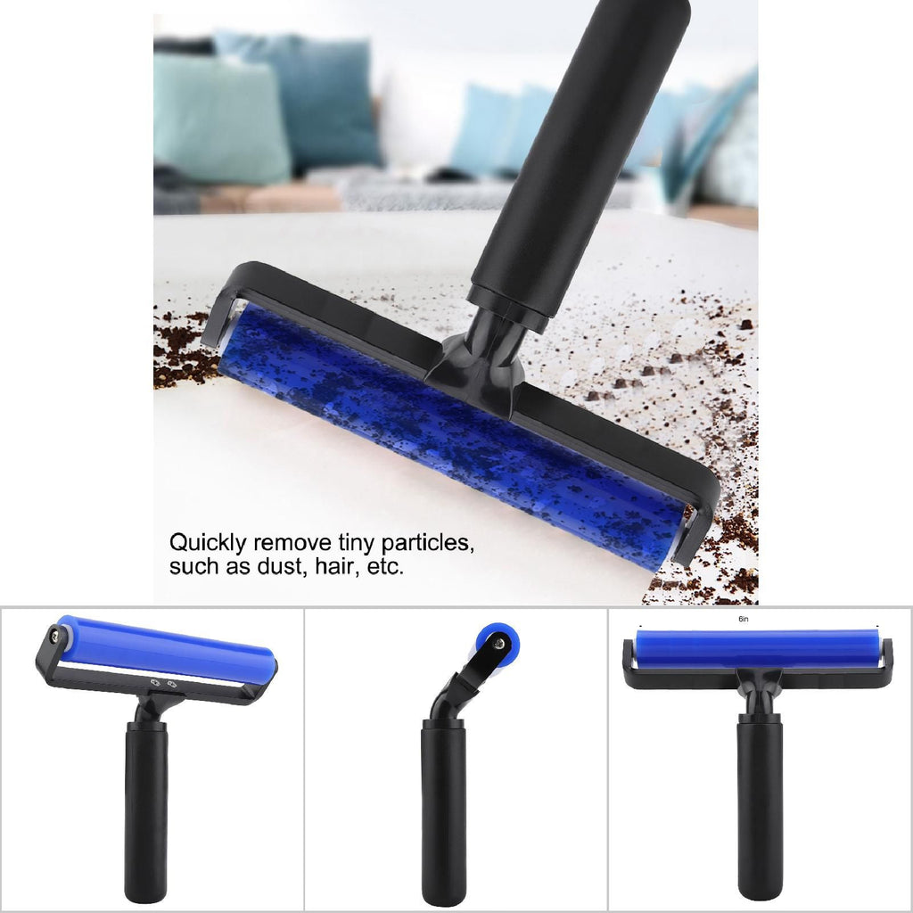 Dust Removal Roller Anti Static Cleaner Tool Silicone Roller Screen Film Roller for Household15.2cm / 6in