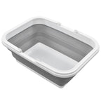 Foldable Picnic Basket Large Capacity Multifunctional Sturdy Handle Toy Storage Basket for Home Hiking Camping