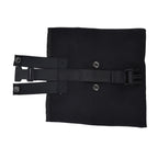 Foraging Bag Canvas Foldable Portable Thick Unique Simple Appearance Belt Fruit Picking Pouch for Outdoor CampingBlack